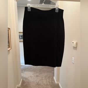 Philosophy Essential Black Skirt With Gold zipper women’s size 8.